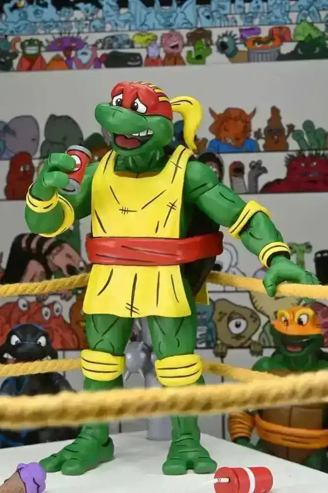 Teenage Mutant Ninja Turtles (Archie Comics) 4er-Pack Stump Wrestling Turtles 18 cm - Smalltinytoystore