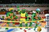 Teenage Mutant Ninja Turtles (Archie Comics) 4er-Pack Stump Wrestling Turtles 18 cm - Smalltinytoystore
