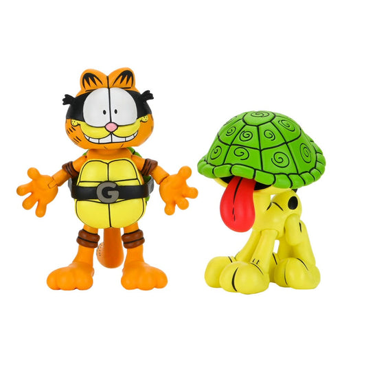Teenage Mutant Ninja Turtles (Archie Comics) x Garfield 2er-Pack Actionfigur Ultimate Garfello & Odie 10 cm - Smalltinytoystore