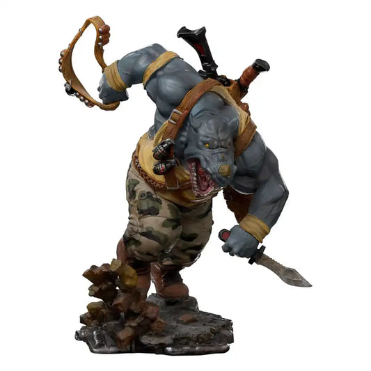 Teenage Mutant Ninja Turtles BDS Art Scale Statue 1/10 Rocksteady 24 cm - Smalltinytoystore