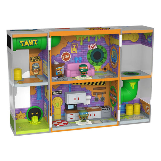 Teenage Mutant Ninja Turtles Bitty POP! Bitty Box Display mit 2 Vinyl Figuren Sewer Lair - Smalltinytoystore