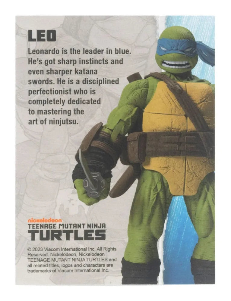 Teenage Mutant Ninja Turtles BST AXN Actionfigur Leonardo (IDW Comics) 13 cm - Smalltinytoystore