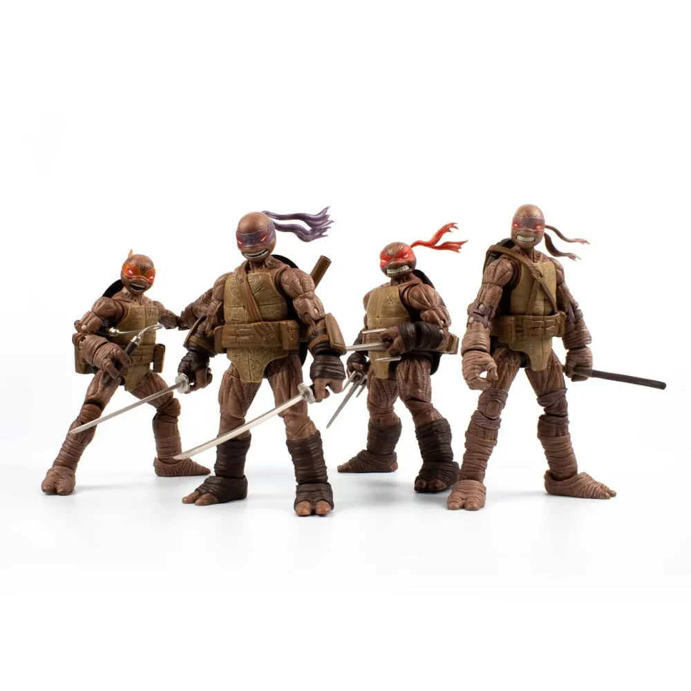 Teenage Mutant Ninja Turtles BST AXN Actionfiguren 4er-Pack Zombie Turtle (IDW Comics) 13 cm - Smalltinytoystore