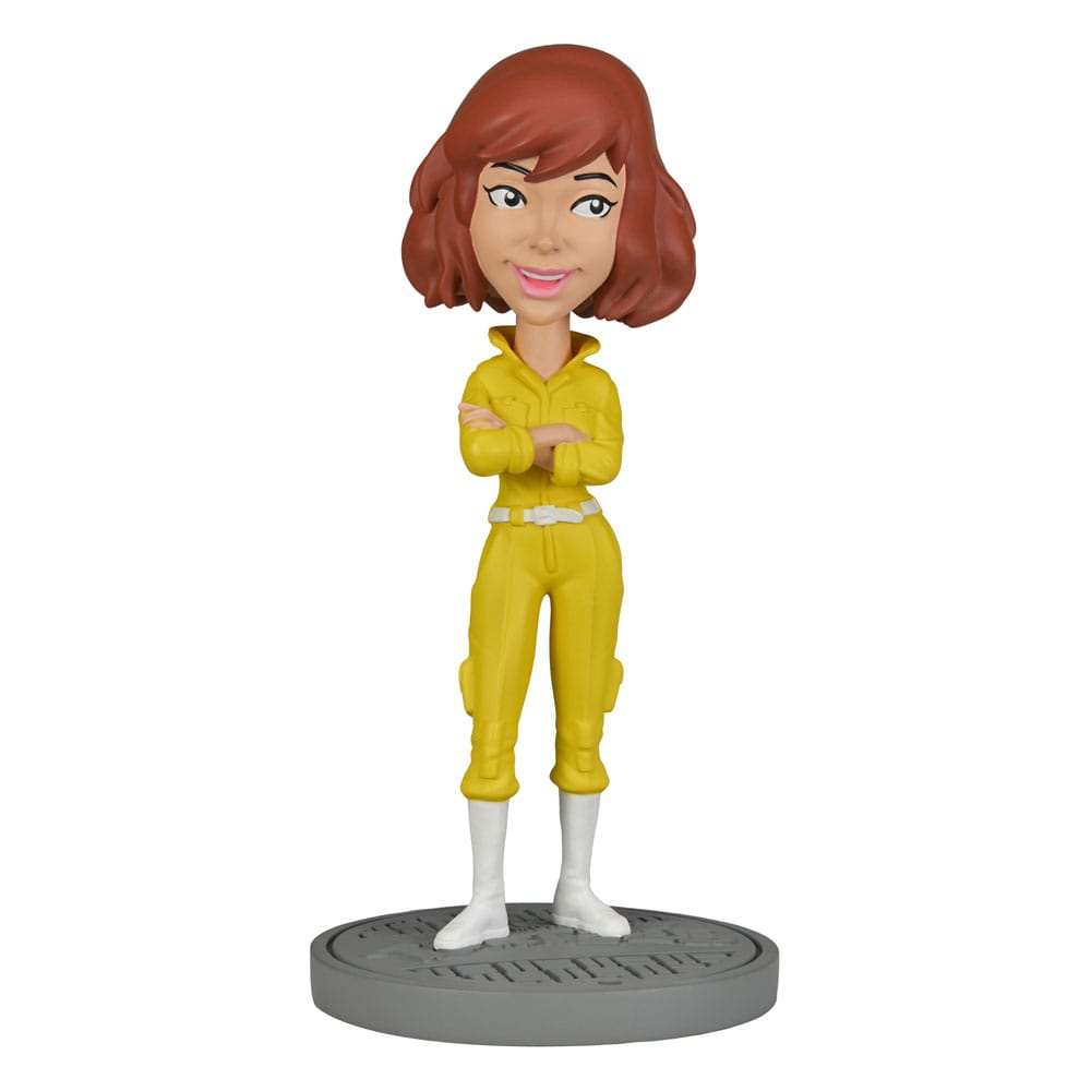 Teenage Mutant Ninja Turtles (Classic) Head Knocker Wackelkopf-Figur April O'Neil 20 cm - Smalltinytoystore