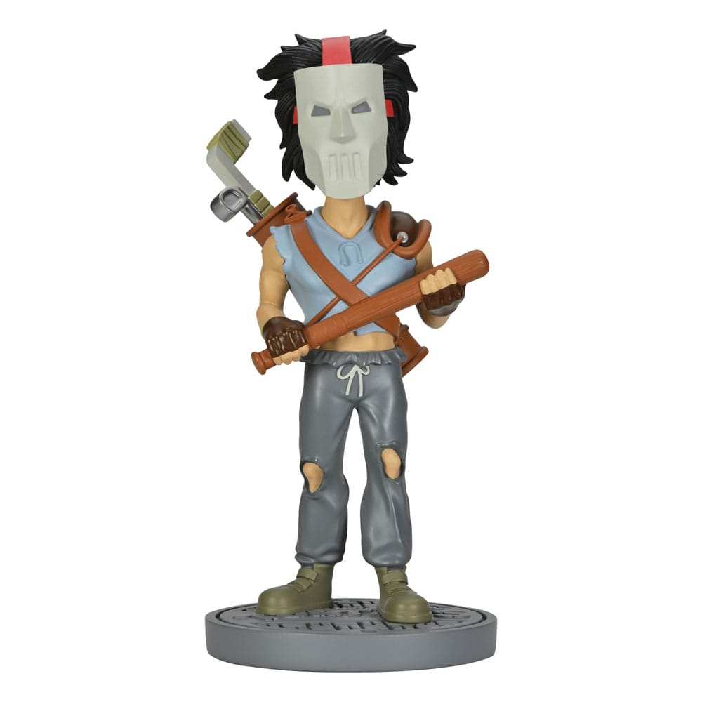 Teenage Mutant Ninja Turtles (Classic) Head Knocker Wackelkopf-Figur Casey Jones 20 cm - Smalltinytoystore