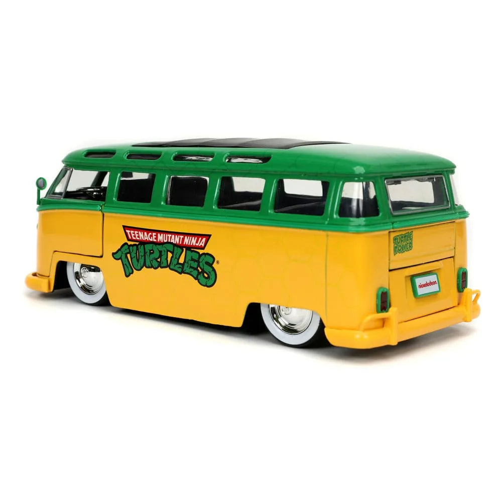 Teenage Mutant Ninja Turtles Diecast Modell 1/24 1962 VW Bus Leonardo - Smalltinytoystore