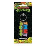 Teenage Mutant Ninja Turtles Gummi-Schlüsselanhänger Classic - Smalltinytoystore