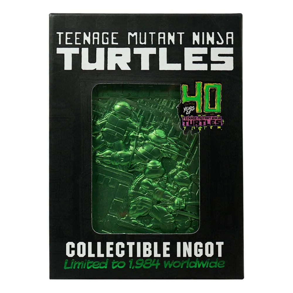 Teenage Mutant Ninja Turtles Metallbarren 40th Anniversary Green Limited Edition - Smalltinytoystore