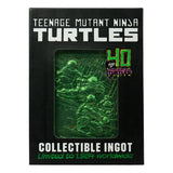 Teenage Mutant Ninja Turtles Metallbarren 40th Anniversary Green Limited Edition - Smalltinytoystore