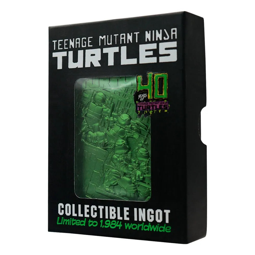 Teenage Mutant Ninja Turtles Metallbarren 40th Anniversary Green Limited Edition - Smalltinytoystore