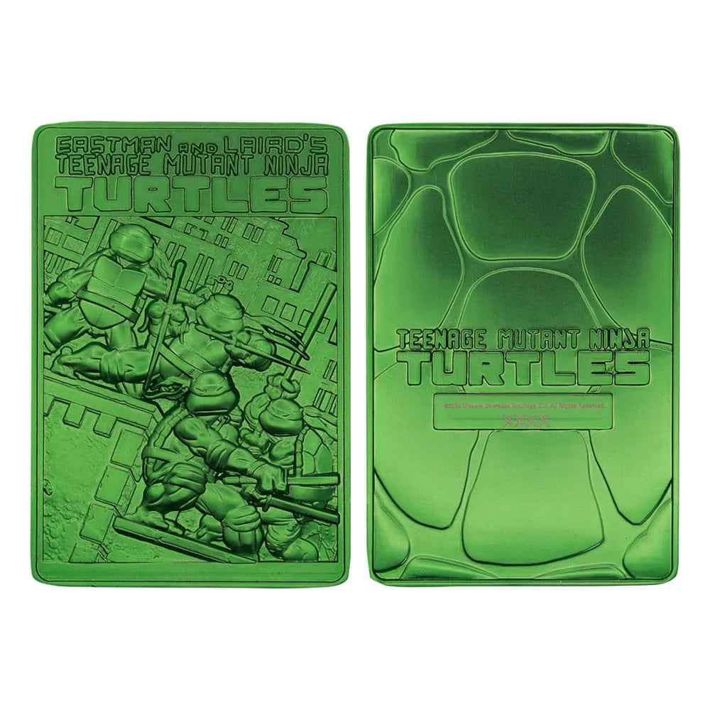 Teenage Mutant Ninja Turtles Metallbarren 40th Anniversary Green Limited Edition - Smalltinytoystore