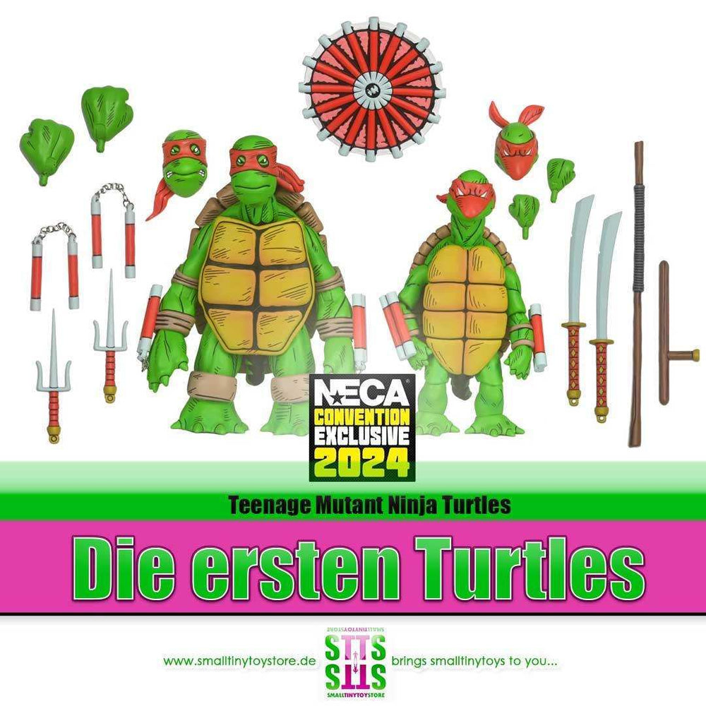 TEENAGE MUTANT NINJA TURTLES (MIRAGE COMICS) - DIE ERSTE TURTLES 40TH ANNIVERSARY 2ER-PACK (2024 CON EXCLUSIVE) - Smalltinytoystore