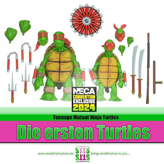 TEENAGE MUTANT NINJA TURTLES (MIRAGE COMICS) - DIE ERSTE TURTLES 40TH ANNIVERSARY 2ER-PACK (2024 CON EXCLUSIVE) - Smalltinytoystore