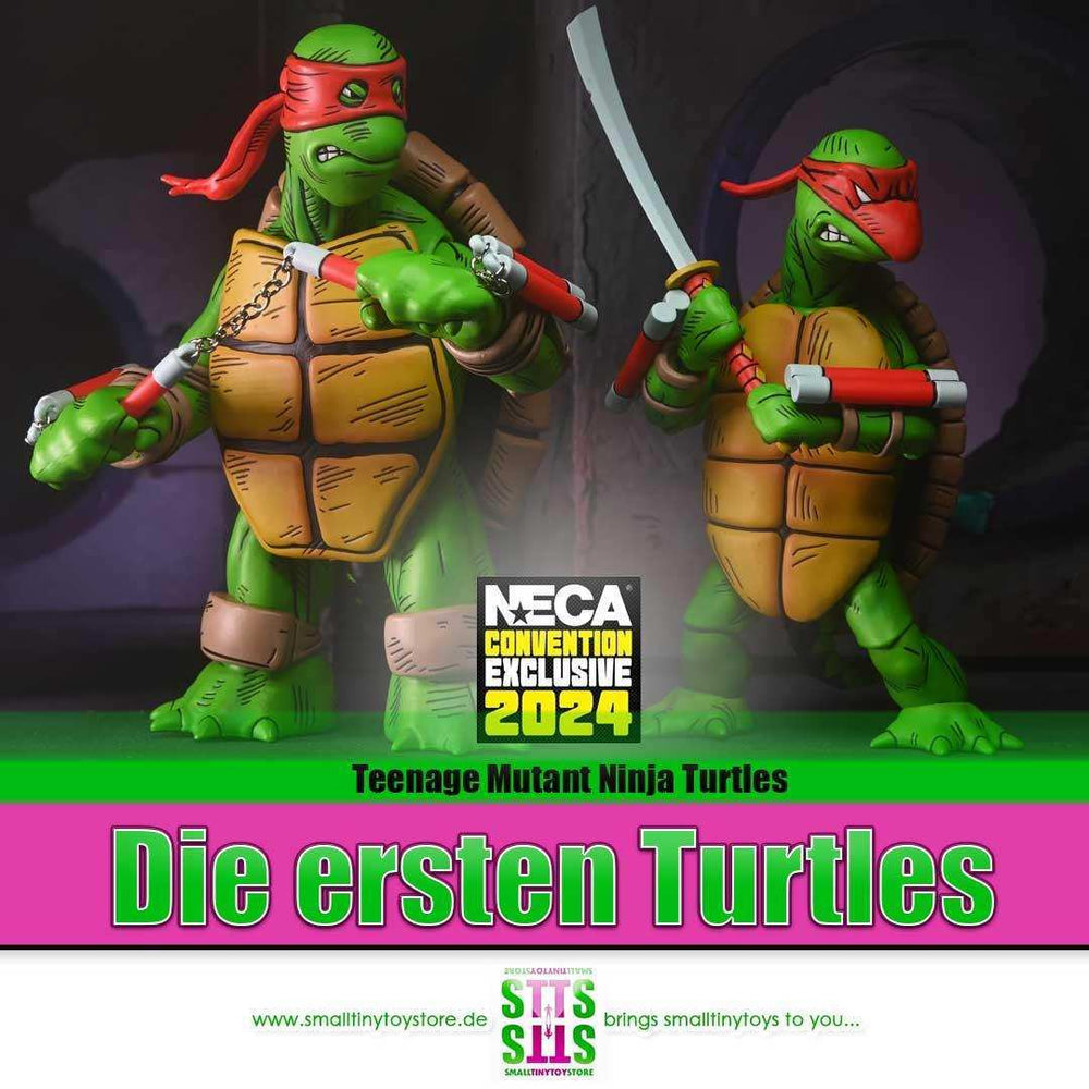TEENAGE MUTANT NINJA TURTLES (MIRAGE COMICS) - DIE ERSTE TURTLES 40TH ANNIVERSARY 2ER-PACK (2024 CON EXCLUSIVE) - Smalltinytoystore