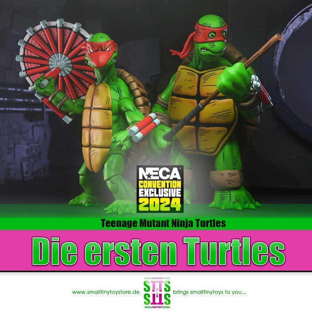 TEENAGE MUTANT NINJA TURTLES (MIRAGE COMICS) - DIE ERSTE TURTLES 40TH ANNIVERSARY 2ER-PACK (2024 CON EXCLUSIVE) - Smalltinytoystore