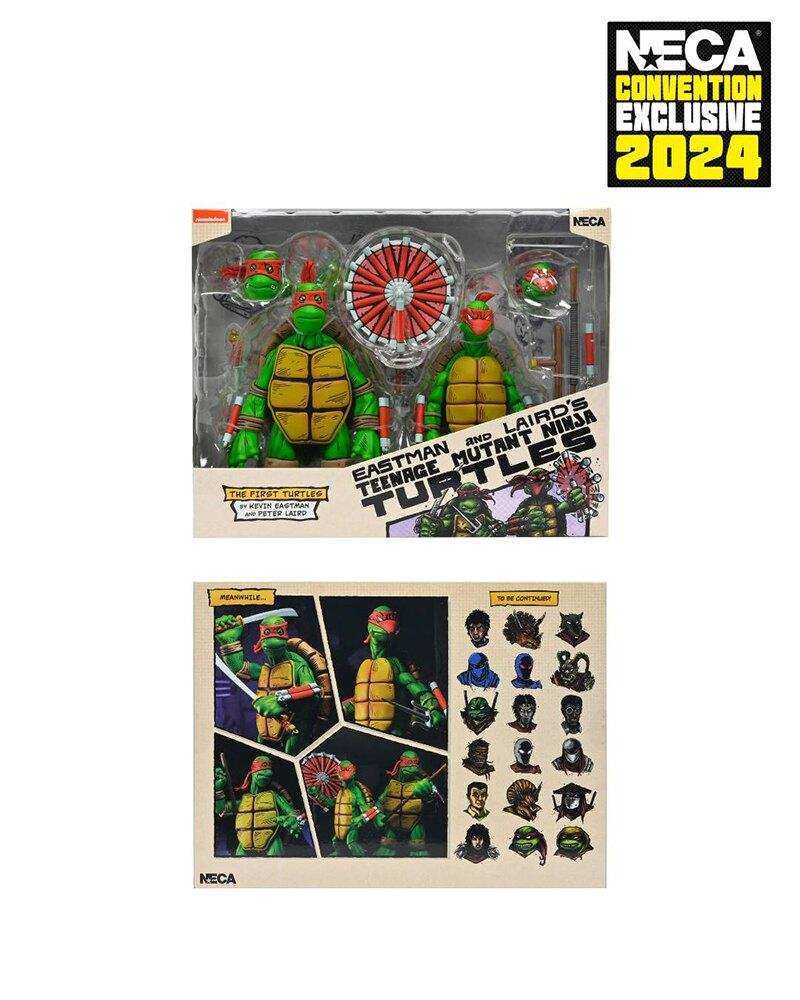 TEENAGE MUTANT NINJA TURTLES (MIRAGE COMICS) - DIE ERSTE TURTLES 40TH ANNIVERSARY 2ER-PACK (2024 CON EXCLUSIVE) - Smalltinytoystore
