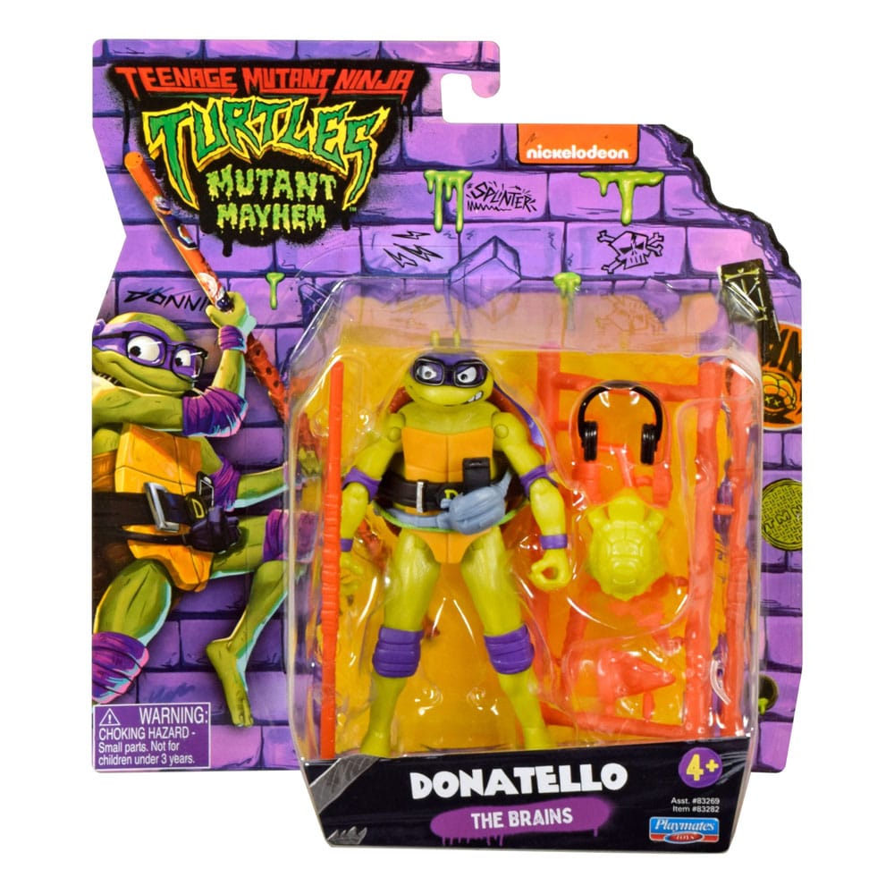 Teenage Mutant Ninja Turtles: Mutant Mayhem Actionfigur Donatello 10 cm - Smalltinytoystore