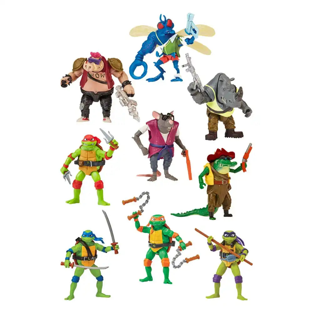 Teenage Mutant Ninja Turtles: Mutant Mayhem Actionfiguren 10 cm Basic Sortiment (12) - Smalltinytoystore