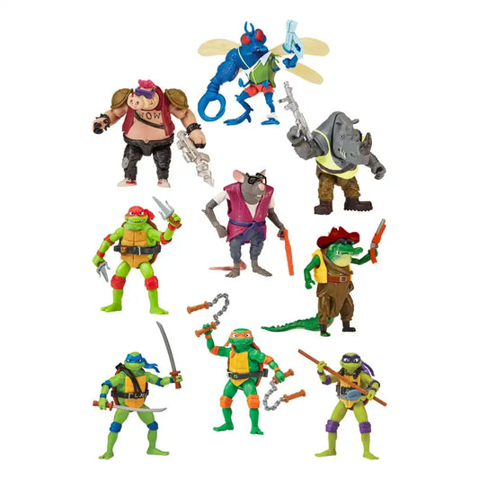Teenage Mutant Ninja Turtles: Mutant Mayhem Actionfiguren 10 cm Basic Sortiment (12) - Smalltinytoystore