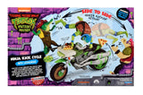 Teenage Mutant Ninja Turtles: Mutant Mayhem Drive N Kick Action Figur Leonardo & Motorrad 11 cm - Smalltinytoystore
