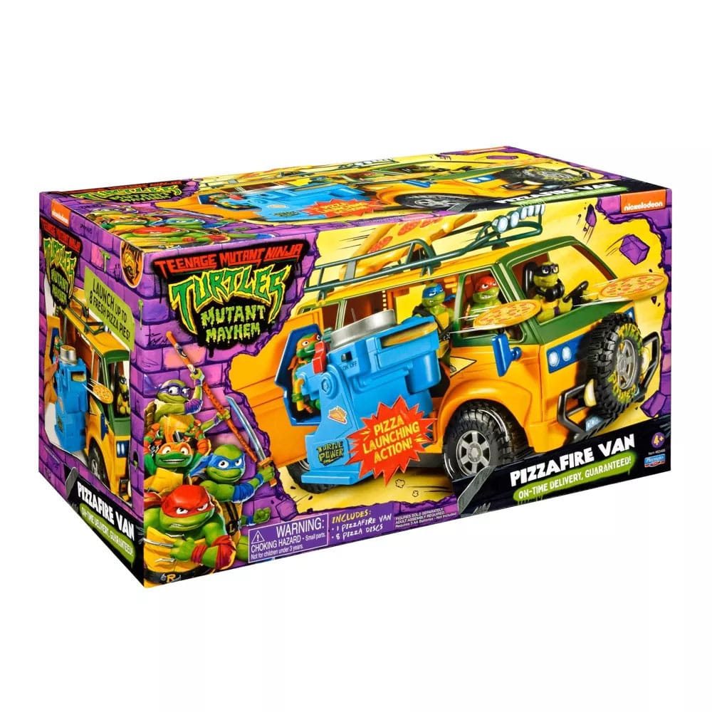 Teenage Mutant Ninja Turtles: Mutant Mayhem Fahrzeug Pizzafire Van 20 cm - Smalltinytoystore