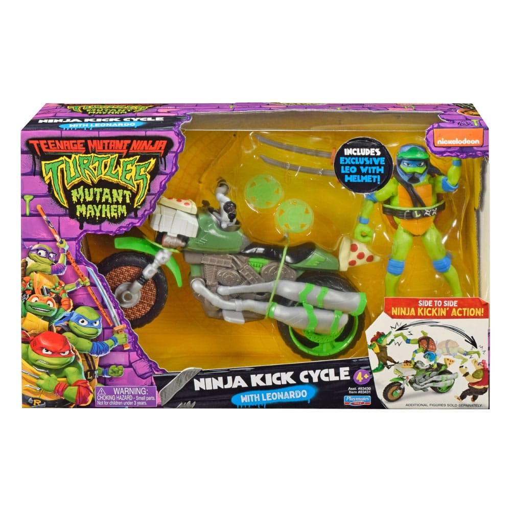 Teenage Mutant Ninja Turtles: Mutant Mayhem Fahrzeuge mit Figuren 30 cm Sortiment (4) - Smalltinytoystore