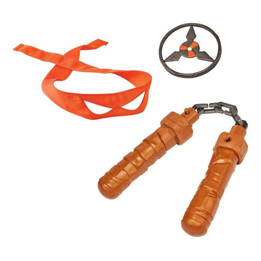 Teenage Mutant Ninja Turtles: Mutant Mayhem Michelangelo Transforming Nunchuk - Smalltinytoystore