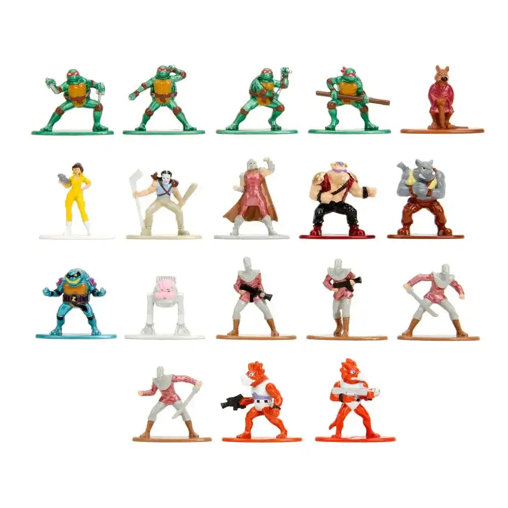 Teenage Mutant Ninja Turtles Nano Metalfigs Diecast Minifiguren 18-er Pack Wave 2 4 cm - Smalltinytoystore