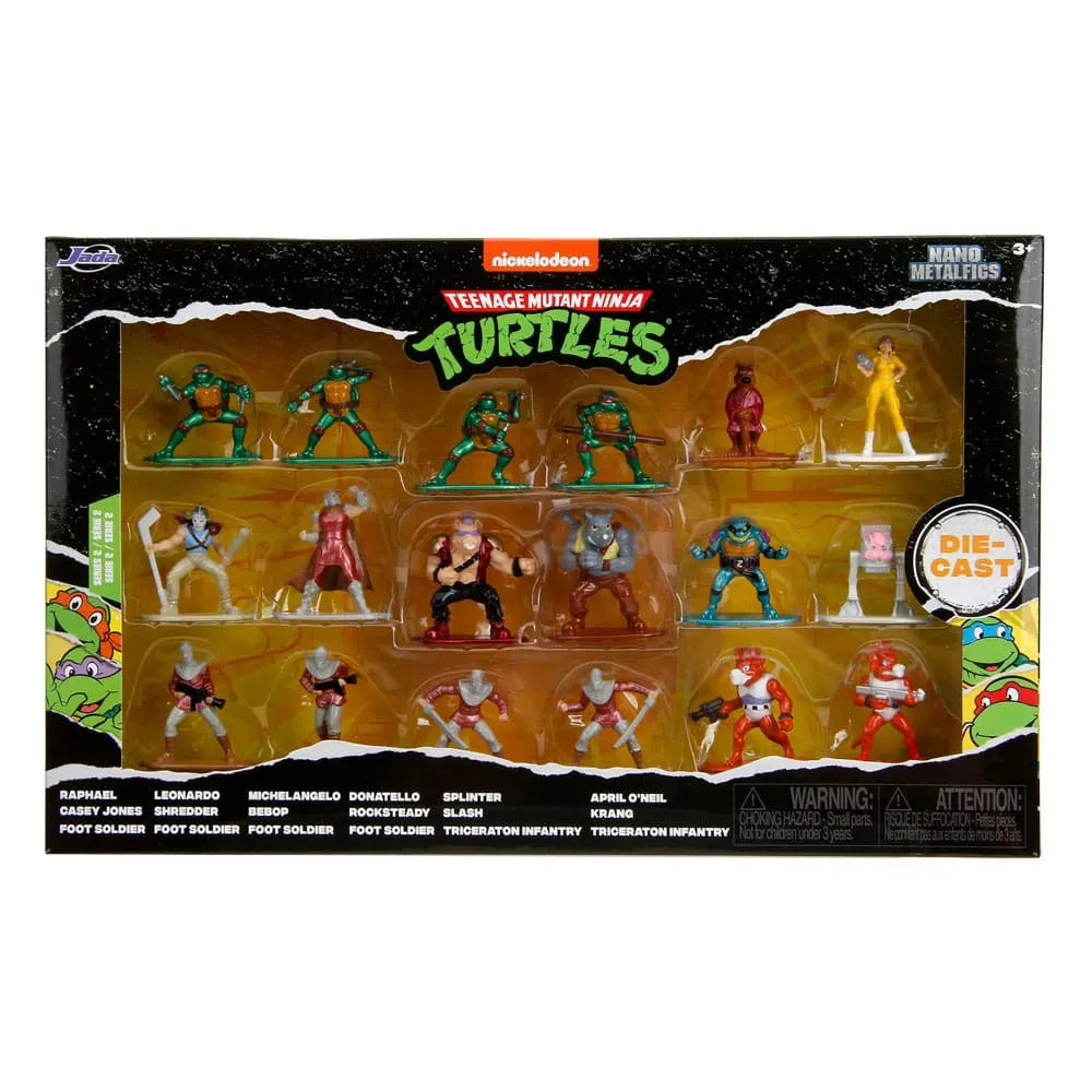 Teenage Mutant Ninja Turtles Nano Metalfigs Diecast Minifiguren 18-er Pack Wave 2 4 cm - Smalltinytoystore