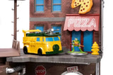 Teenage Mutant Ninja Turtles Nano Metalfigs Nano Scene Diorama - Smalltinytoystore