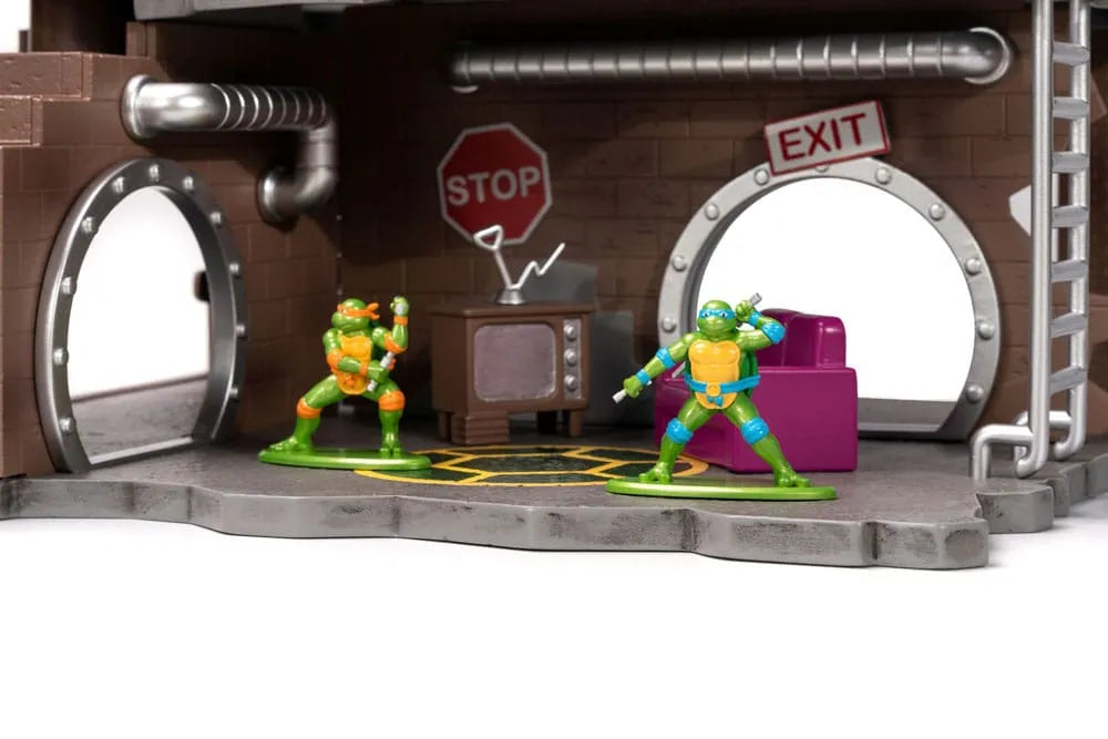 Teenage Mutant Ninja Turtles Nano Metalfigs Nano Scene Diorama - Smalltinytoystore