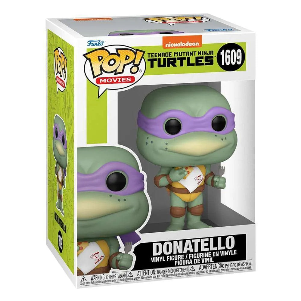 Teenage Mutant Ninja Turtles POP! Movies Vinyl Figur Donatello w/Napkin 9 cm - Smalltinytoystore