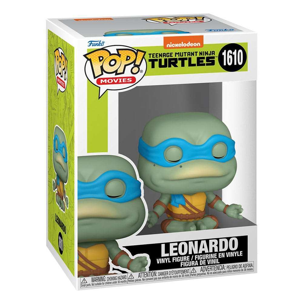 Teenage Mutant Ninja Turtles POP! Movies Vinyl Figur Leonardo(Meditating) 9 cm - Smalltinytoystore