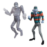 Teenage Mutant Ninja Turtles: Saturday Morning Adventures Actionfiguren 2-Pack Creepy Eddie & Shibano-Sama 17 cm - Smalltinytoystore