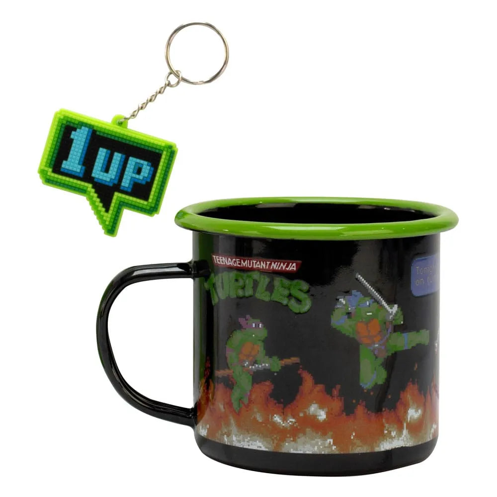 Teenage Mutant Ninja Turtles Tasse und Schlüsselanhänger - Smalltinytoystore
