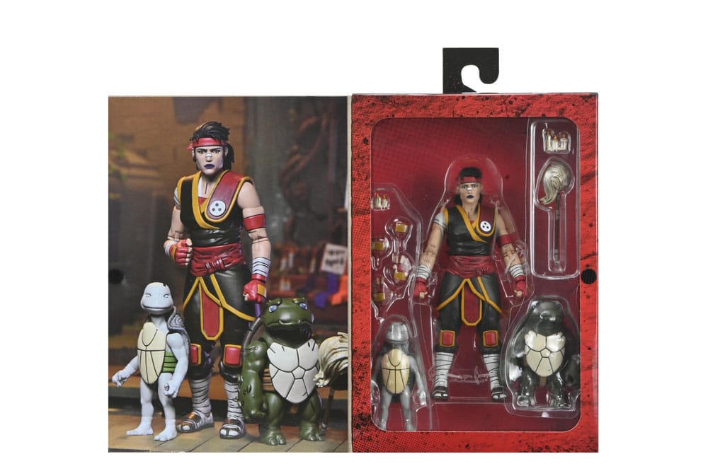Teenage Mutant Ninja Turtles: The Last Ronin Actionfigur Ultimate Casey Marie with Baby Odyn & Uno 17 cm - Smalltinytoystore