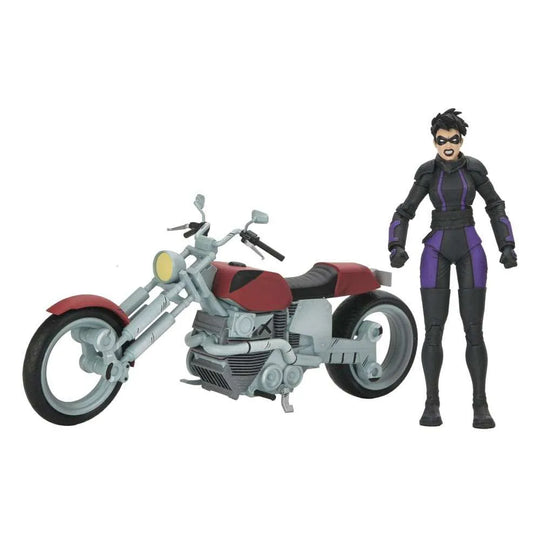 Teenage Mutant Ninja Turtles (The Last Ronin The Lost Years) Actionfigur Casey Marie with Last Ronin Motorcycle 18 cm - Smalltinytoystore