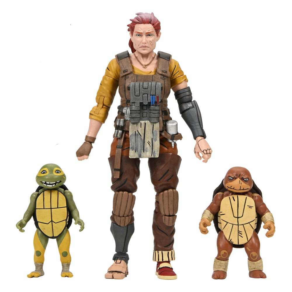 Teenage Mutant Ninja Turtles (The Last Ronin The Lost Years) Actionfigur Grammy April with Baby Yi & Moja 18 cm - Smalltinytoystore