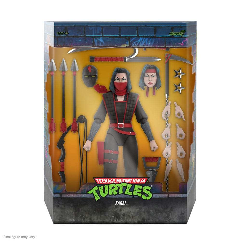 Teenage Mutant Ninja Turtles Ultimates Actionfigur Karai 18 cm - Smalltinytoystore