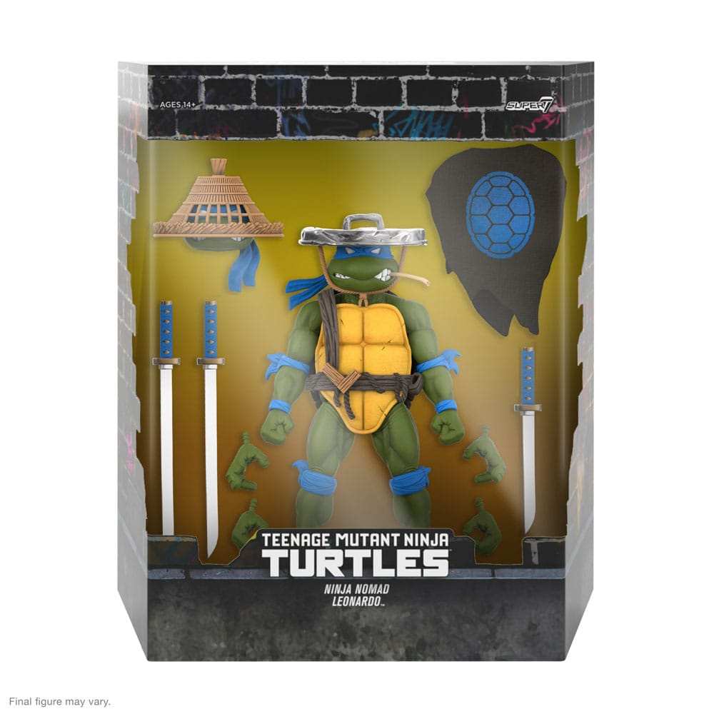 Teenage Mutant Ninja Turtles Ultimates Actionfigur Ninja Nomad Leonardo 18 cm - Smalltinytoystore
