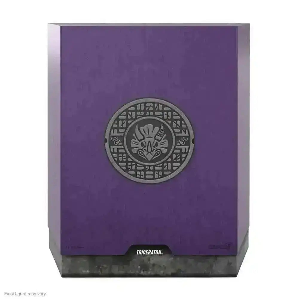 Teenage Mutant Ninja Turtles Ultimates Triceraton Actionfigur Box lila, Smalltinytoystore