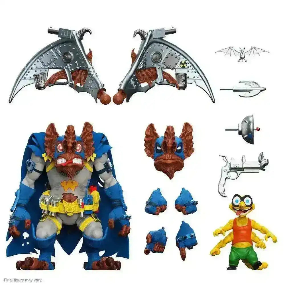 Teenage Mutant Ninja Turtles Ultimates Actionfigur Wingnut & Screwloose mit Zubehör bei Smalltinytoystore