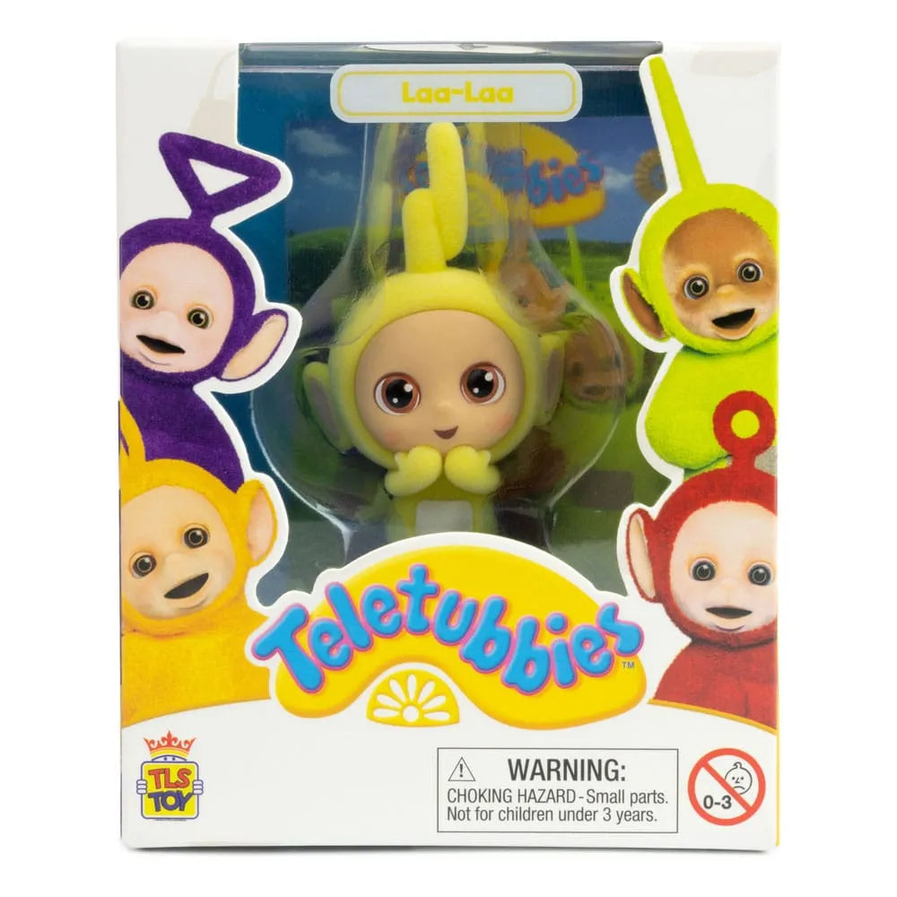 Teletubbies Cheebee Minifigur Laa-Laa Flocked 6 cm - Smalltinytoystore