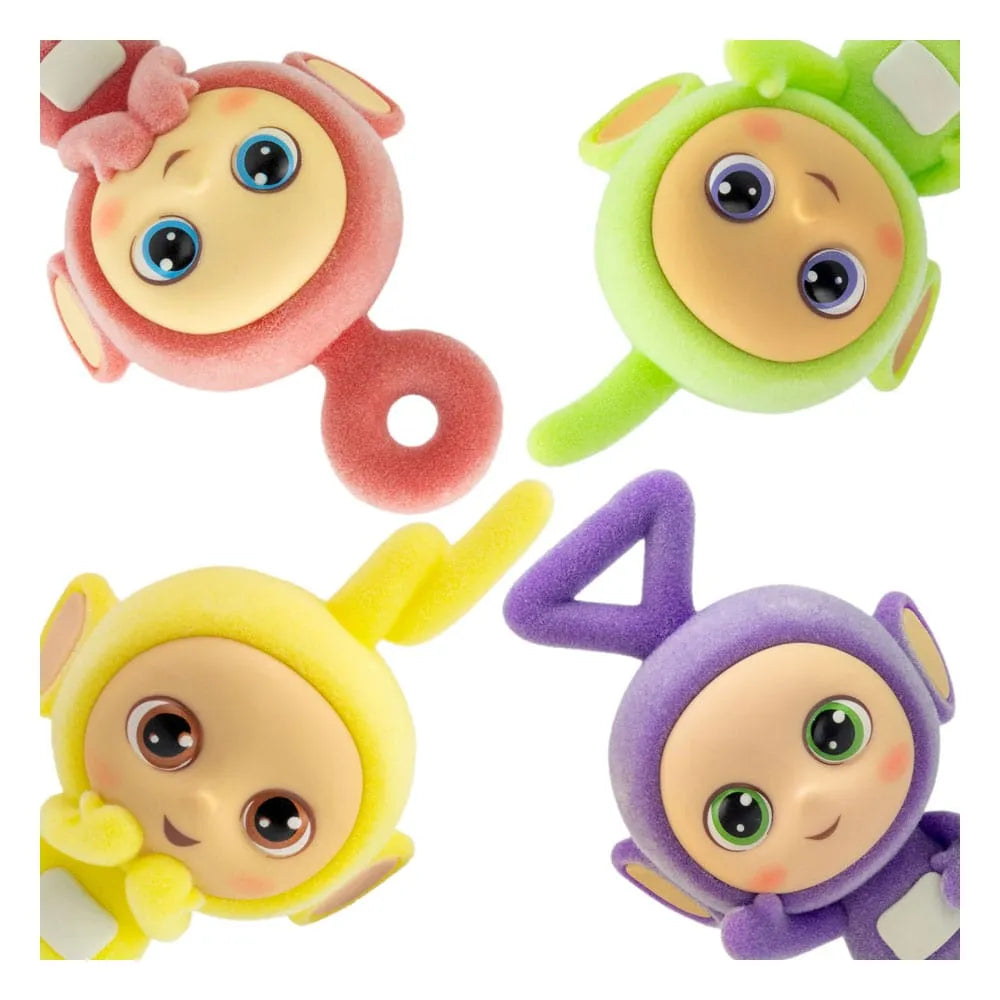 Teletubbies Cheebee Minifiguren Teletubbies Flocked 6 cm Sortiment (12) - Smalltinytoystore