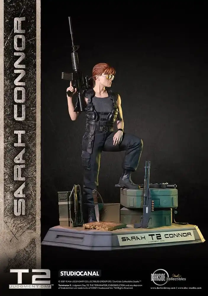 Terminator 2 Judgement Day Premium Statue 1/3 Sarah Connor T2 30th Anniversary Edition 71 cm - Smalltinytoystore