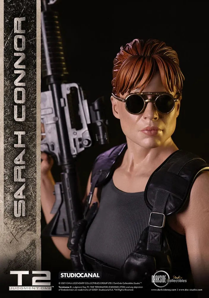 Terminator 2 Judgement Day Premium Statue 1/3 Sarah Connor T2 30th Anniversary Edition 71 cm - Smalltinytoystore