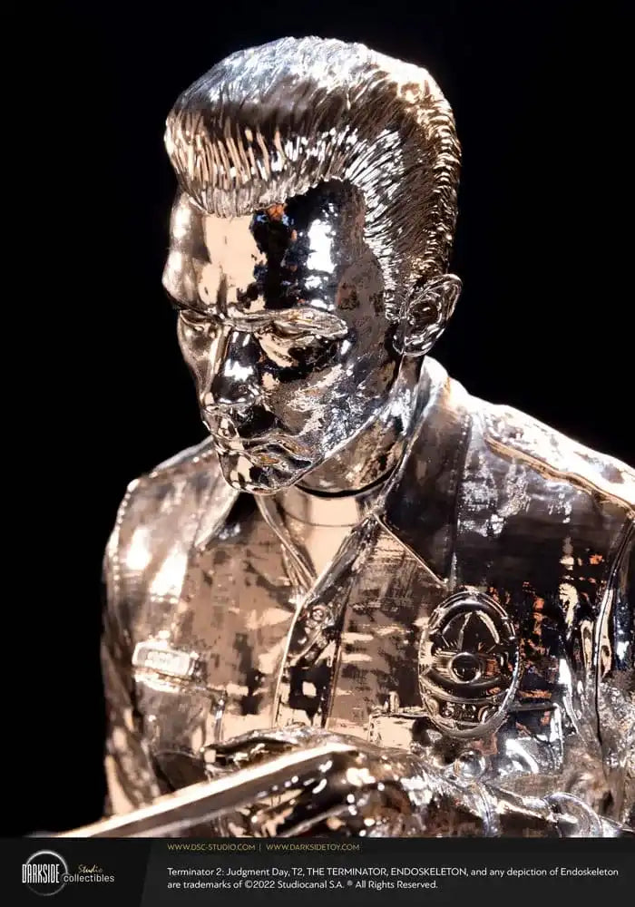 Terminator 2 Judgement Day Premium Statue 1/3 T-1000 Liquid Metal 30th Anniversary Edition 70 cm - Smalltinytoystore