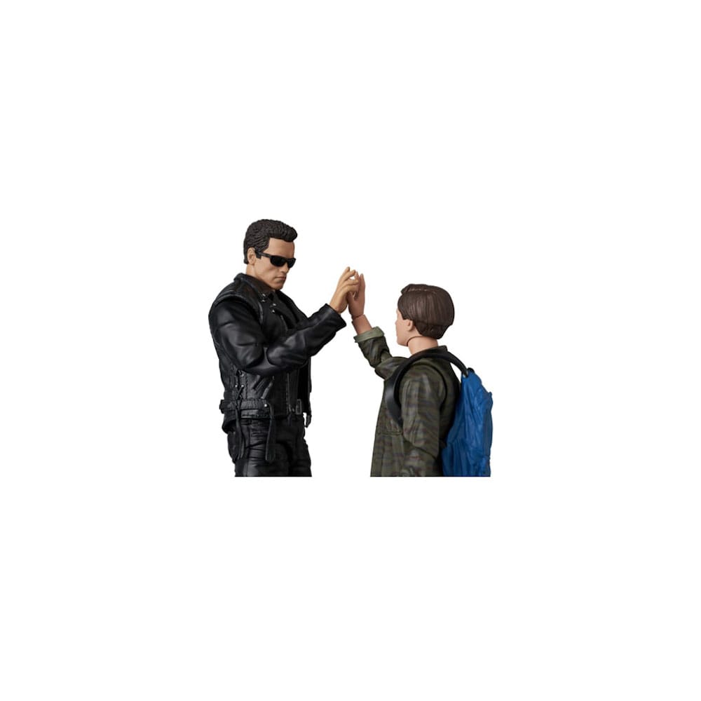 Terminator 2 MAFEX Actionfigur T-800 (T2 Ver.) & John Connor 16 cm - Smalltinytoystore