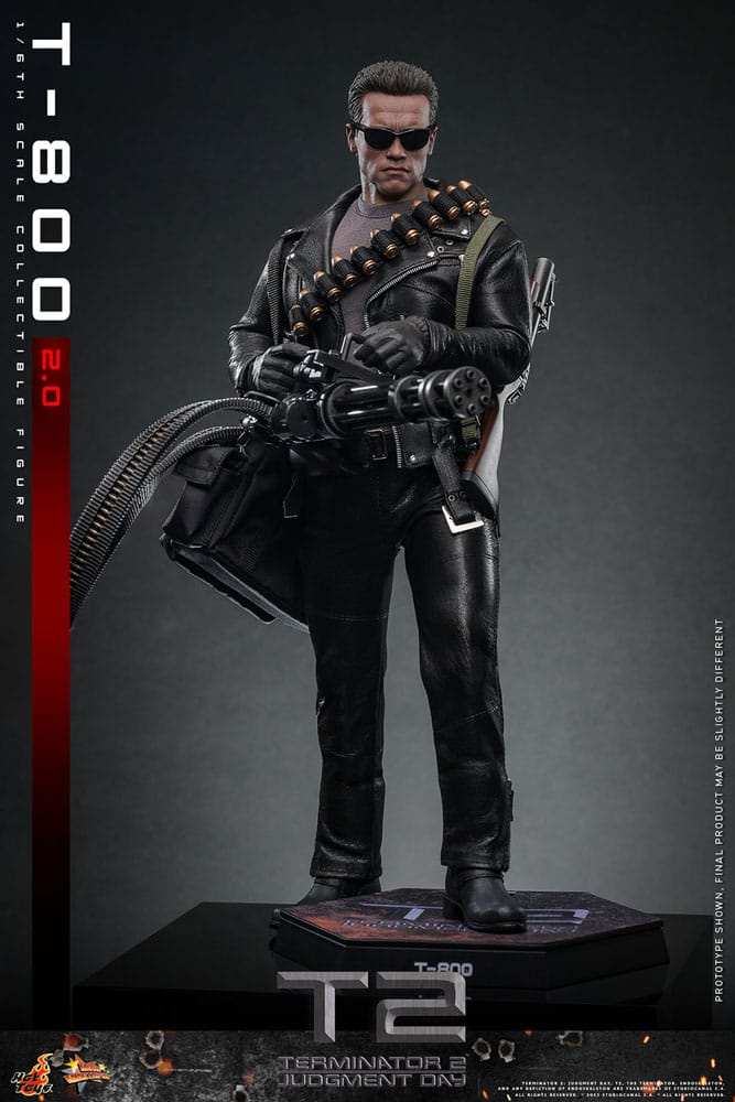 Terminator 2 Movie Masterpiece Actionfigur 1/6 T-800 2.0 HOT TOYS - Smalltinytoystore