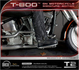 Terminator 2 Statue T-800 On Motorcycle Limited Signature Edition 70 cm - Smalltinytoystore